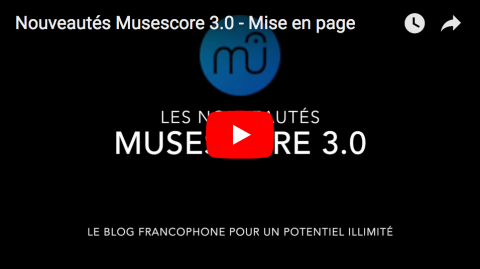 Musescore 3.0 : Nouveautés de mise en page